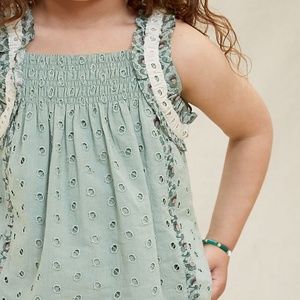 Anthropologie Effie Eyelet Kids Tank